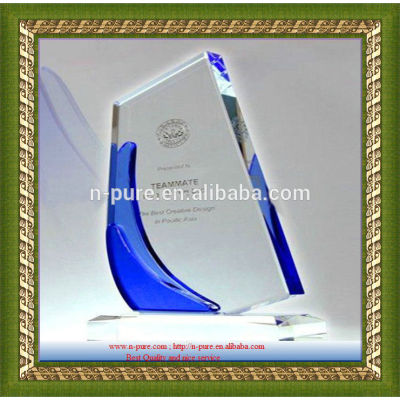 Blank Crystal Trophy,Jade glass trophy crystal trophy
