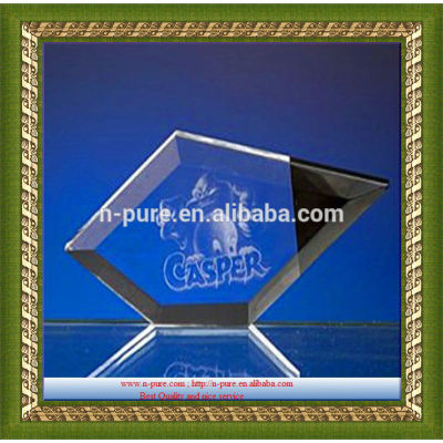 crystal trophy K9 glass award souvenir,custom crystal trophy