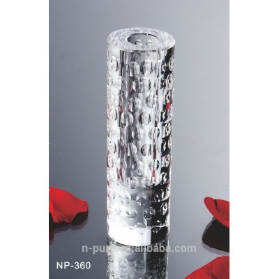 shiny luxury high-end glass vase hot sale tall glass crystal flower vases