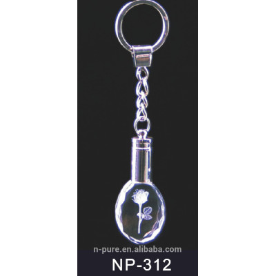 High quality wholesale crystal led keychain