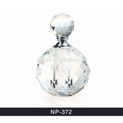 Clear Crystal Fancy Glass Perfume Bottles