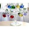 The new design crystal apple tree for home