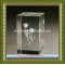 customized 3d laser engraved crystal cube for wedding gift ,wedding favor 3d crystal glass cube manufacturer