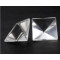 Clear Blank Crystal Pyramid Paperweight