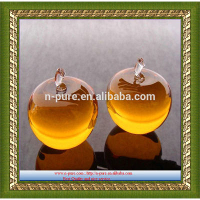 Customized Crystal Apple For Wedding Gifts,crystal apple for christmas gift
