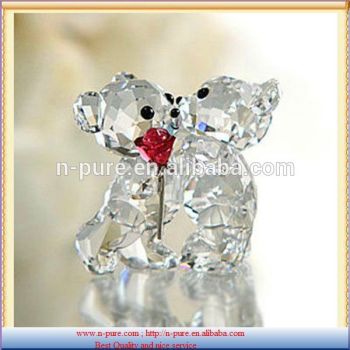 Crystal bear craft,crystal bear figurine,crystal bear gifts