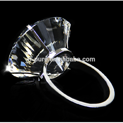 Shining Clear Crystal Diamond Napkin Ring