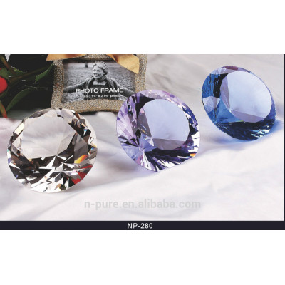 2015 Wholesale crystal diamond for wedding decoration, glass diamond,crystal paperweight