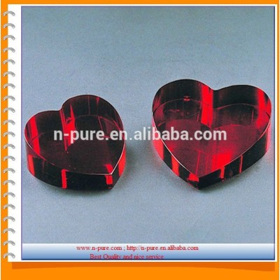 red engraved heart crystal diamond,high quality crystal diamond manufacturer