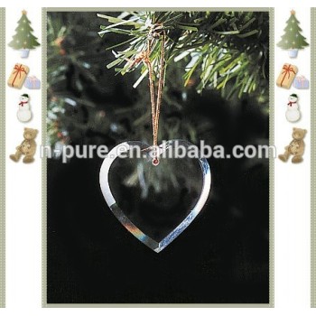 Christmas Crystal heart Ornament / Christmas Tree Decoration