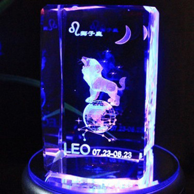 Crystal Gift Items of LED Light Base