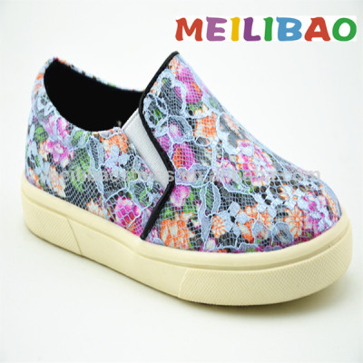 Girl Casual Flower Printed Shoes for Kids