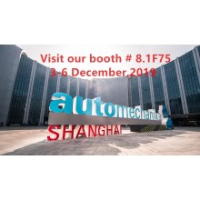 Automechanika Shanghai Dec 3-6, 2019, booth # 8.1F75