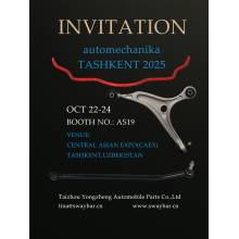 We look forward to meeting you at the Uzbekistan Automotive Parts Exhibition