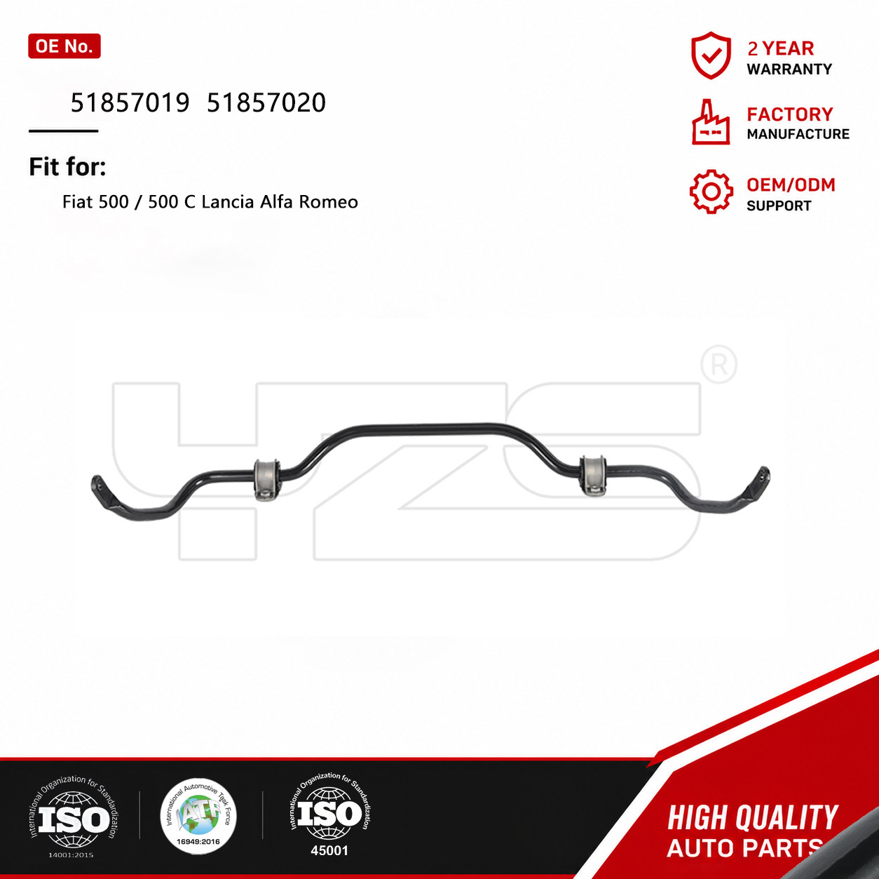 How much does it cost to replace sway bar components?