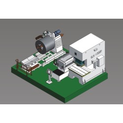 Automatico del metallo parti rotore linea di alimentazione, modello: glk2