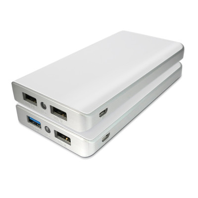 Wholesale price 8000mAH 2USB output interface power bank with quick charge 3.0 charger