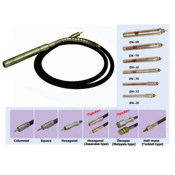 best selling Concrete vibrator shaft or  poker for light construction machinery