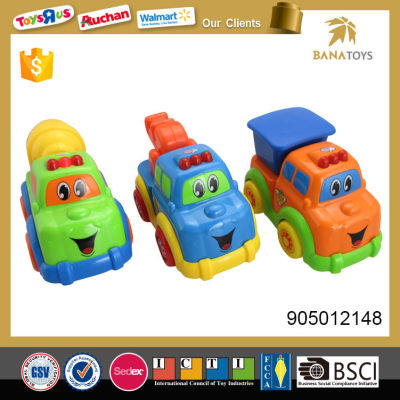 2017 New Baby Battery Operated cute  Construction Truck Toy with light and music