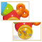 The vivid cute walkbale wind up plastic caterpillar toy for kids