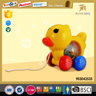New Design Baby Electrical Duck Toy with Rolling Ball