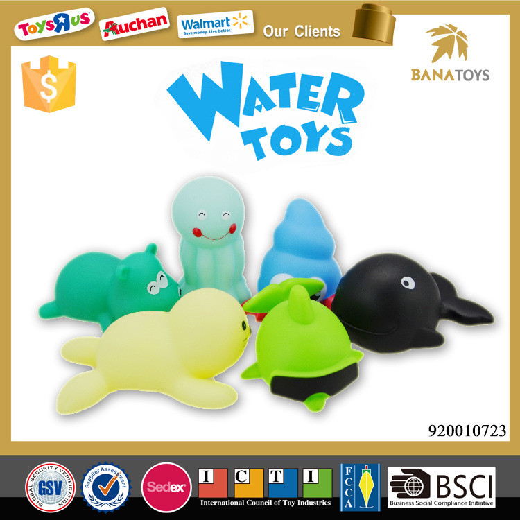 New arrival rubber ocean cartoon animal bath toy