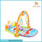 Nonwoven fabric baby activity gym Multifunctional Foldable baby play mat with rattle toy