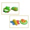 plastic colorful musical baby bottle bear phone hand shape rattle toys set