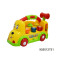 Cute cartoon baby musical toy bus battery operated car