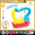 Children cartoon mini Musical Lighted Magical Harp Instrument for Kids