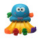 Christmas promotional gift plastic bath toy waterwheel animal octopus water slide