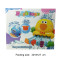 Christmas yellow promotional gift plastic bath toy waterwheel animal octopus water slide