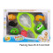Funny water tub town bath toy with net