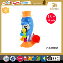 Eco-friendly cute plastic Penguin cartoon animal baby toy