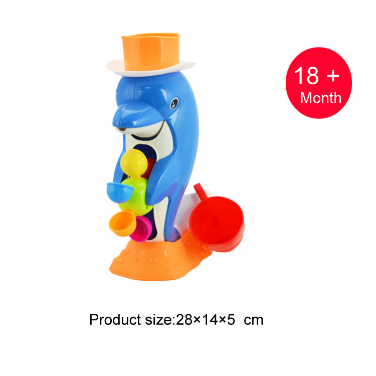 Eco-friendly cute plastic Penguin cartoon animal baby toy