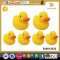 Baby shower toy yellow rubber floating duck