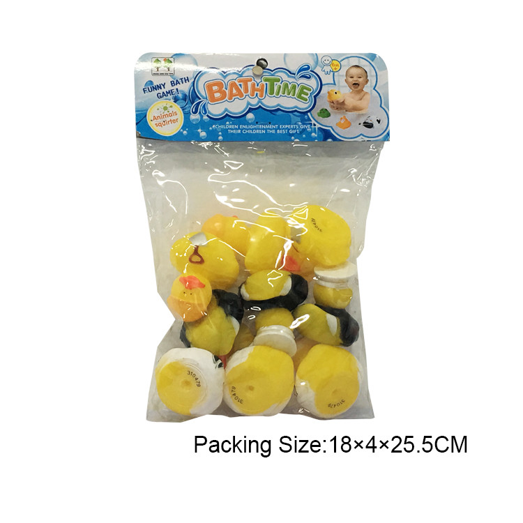 Mini rubber duck bath toys for kids
