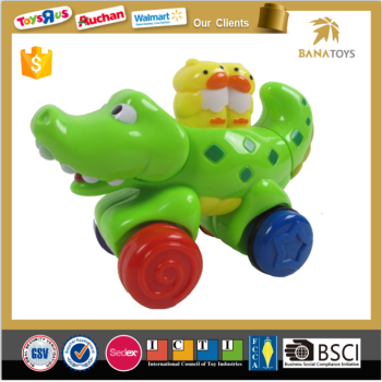 2017 cute Sliding Wheel Animal Crocodile Toy