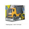 Friction construction toy mini truck with light and music