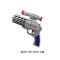 Cool design plastic musical space gun toy with sound