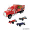 Classic friction truck toy simulation container model