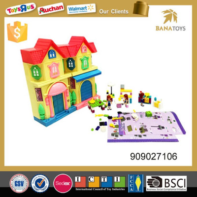 Popular wholesale villa bricks children building blocks