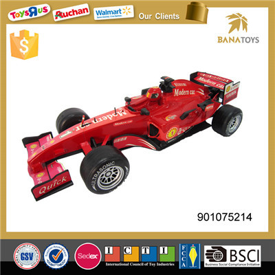 Funny plastic 1:12 friction power car toy for kids