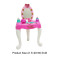 Girl toy dressing table mirrored dresser with chair and light