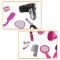 Cute fashion girls beauty play set toys hair styling tools