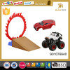 New games kid play car toy with fire ring