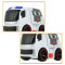 Friction toy 4wd ambulance with 4 sound and light