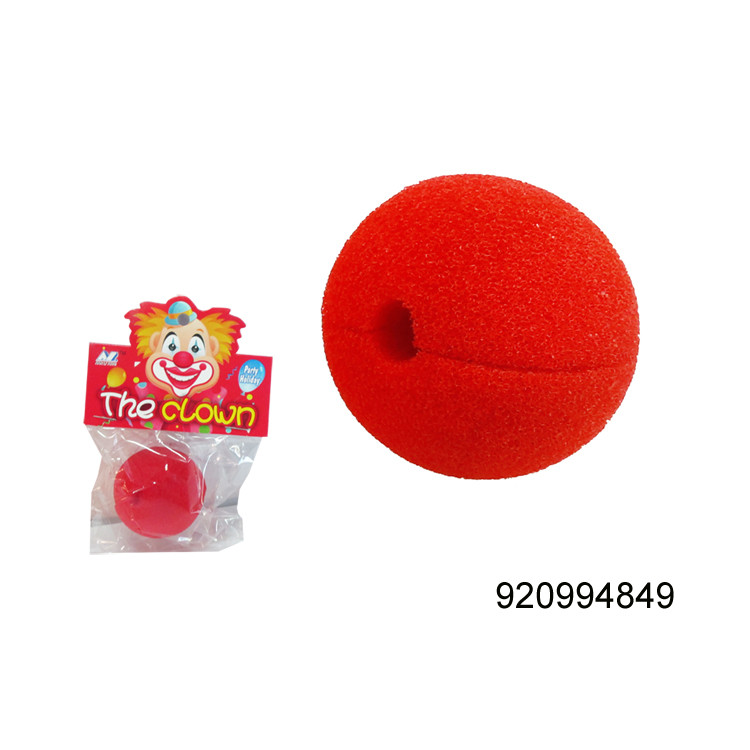 red clown nose toy