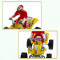 New arrival plastic toy with man cross motorcycle
