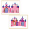 Beautiful castle play set toys kids playhouse
